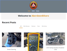 Tablet Screenshot of aberdeenbikers.eu
